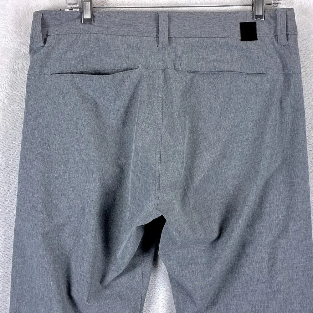 Vuori Pants Mens 32 Gray Aim Chino Performance Preppy Travel Golf Summer